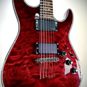 Schecter Hellraiser C-1 2024 Black Cherry 6 String Electric Guitar 