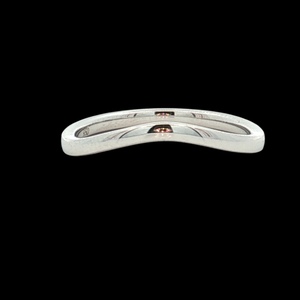 1.7mm Platinum Wavy Band SZ:6