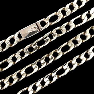 10K Yellow Gold 27 in. 7.5mm Solid Cuban Link Chain 71.8g