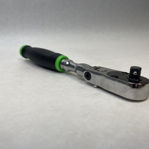 Snap-on Tools 3/8" Drive Locking Flex-Head Ratchet – FHX80B (Green Soft Grip)