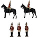 Vintage Lead Britains LTD Life Guards Household Cavalry With Moveable Arm