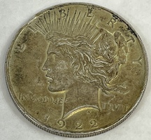 1922 Silver Peace Dollar 90% Silver