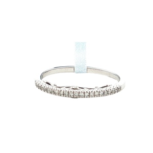 Simply Vera 14K White Gold 1/10CTW Diamond 1.5mm Band