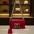 Gucci Signature Padlock Leather Top Handle Shoulder Bag Red 409487