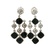 David Yurman 925 Silver Black Onyx Chandelier Earrings 13.6g