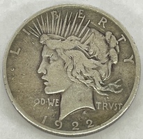 1922 Silver Peace Dollar 90% Silver