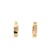14K Yellow Gold 5/8 in. Octagon Nailhead Earrings 2.8g