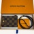Louis Vuitton Damier Ebene Porte Cartes ID Case Cardholder W/Bandouliere