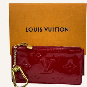 Louis Vuitton Red Vernis Monogram Key Cles