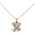 Tiffany & Co 925 Silver 1990 "X" 16 in. Necklace 4.0g