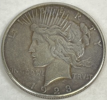 1923 S Silver Peace Dollar 90% Silver