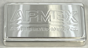 Apmex 10oz Bar .999 Fine Silver
