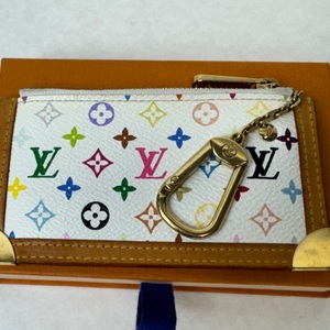 Louis Vuitton MuraKami White Coin/Card/Key Case