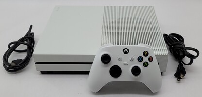 Microsoft Xbox One S 500GB Disc Version Console White w/ Controller