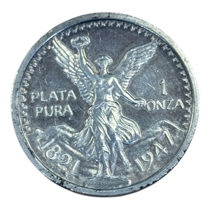Mexico 1947 Onza 1-Oz. Plata Pura