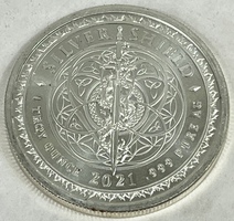 2021 Silver Shield 1oz .999 Fine Silver Round