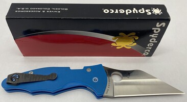 Spyderco Yojimbo 2 Hunting Knife (C85GP2) Discontinued Blue