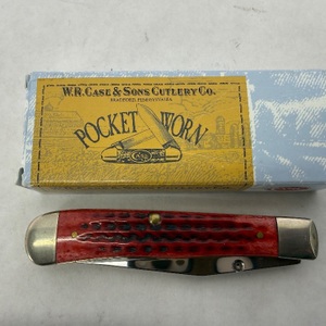 Case Red Bone Trapperlock Pocket Knife 6154L