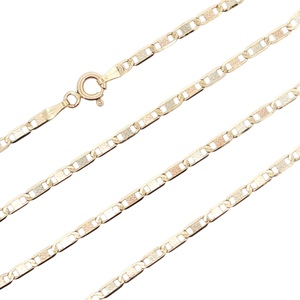 18K Two-Tone Gold 20" 2.5mm Valentino Link Chain