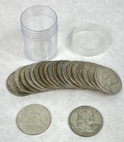 1 Roll of Franklin Half Dollar (20) 90% Silver