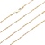 14K Yellow Gold 24 in. 1.3mm Solid Wheat Link Chain 5.8g