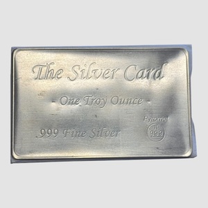 Pyromet Ltd Edition 1-Oz Silver Card .999 Bullion