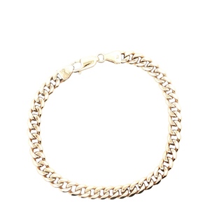 14K Yellow Gold 8 in. 6.0mm Solid Curb/Cuban Link Bracelet 17.4g