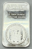 APMEX 1oz Silver Bars .999 Fine Silver