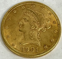 1901 $10 American Gold Eagle Coin