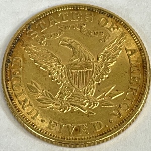 1881 $5 American Gold Eagle Coin