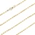 14K Yellow Gold 24 in. 2.2mm Solid Rope Link Chain 9.3g