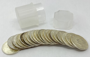 1 $10 Roll of Franklin 1/2 Dollars (20) 90% Silver