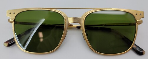 BOTTEGA VENETA BV0095SA 003 GOLD SUNGLASSES 54-19-150mm Italy