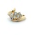 18K Yellow Gold 2-1/4CTW Diamond Cocktail Ring SZ:4.5