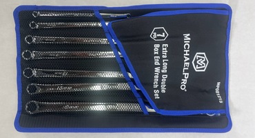 MichaelPro 7 Piece Extra Long Double Box End Wrench Set (MP001213) 