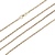 10K Yellow Gold 26 in. 1.5mm Hollow Rope Chain 1.5g