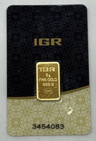 IGR 5g .999 Fine Gold Bar