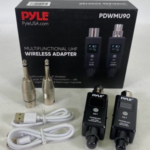 Pyle PDWMU90 Multifunctional UHF Wireless Adapter for Transmission & Reception