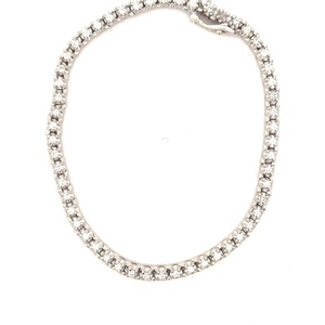18K White Gold 1/2CTW 52-Diamond 6.75 in. Tennis Bracelet 12.8g