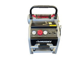 Husky 4.5 Gal. Portable Oil-Free Quiet Twin Stack Air Compressor - 3320445 