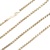 10K Yellow Gold 24 in Heavy Box link Chain 29.8g