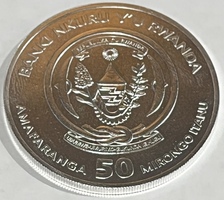 2024 Year of the Dragon Rwanda 1oz .999 Fine Silver