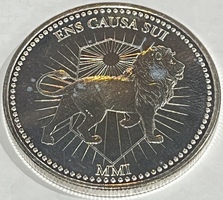 1oz .999 Fine Silver Round "Lion"