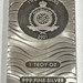 1oz .999 Fine Silver Bar "2 Dollar Bar"