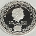 2021 Elizabeth II 5 Dollars Scorpion 1oz .999 Fine Silver Coin