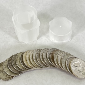 1 $10 Roll of Franklin Half Dollars 90% Silver (20)