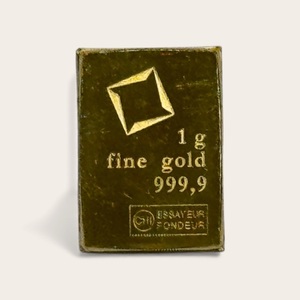 Valcambi 1-Gram .999 Gold Bar