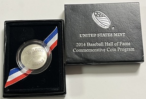 2014 Baseball Hall of Fame Commemorative Proof Coin Copper & Nickel