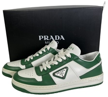 Prada Downtown Leather Sneakers Sz:38.5/7.5