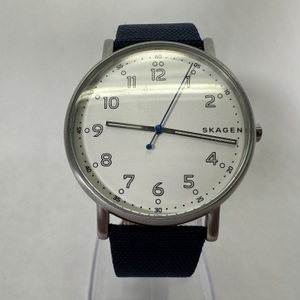 Skagen Signatur Watch Men SKW6356 40mm Silver Tone White Dial